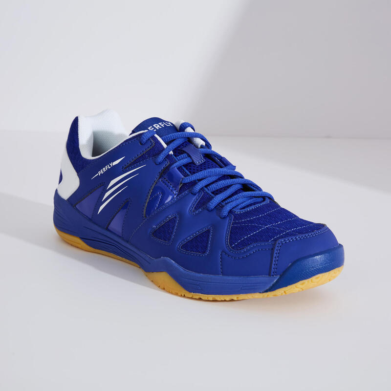 PÁNSKÉ BADMINTONOVÉ BOTY BS530 MODRÉ