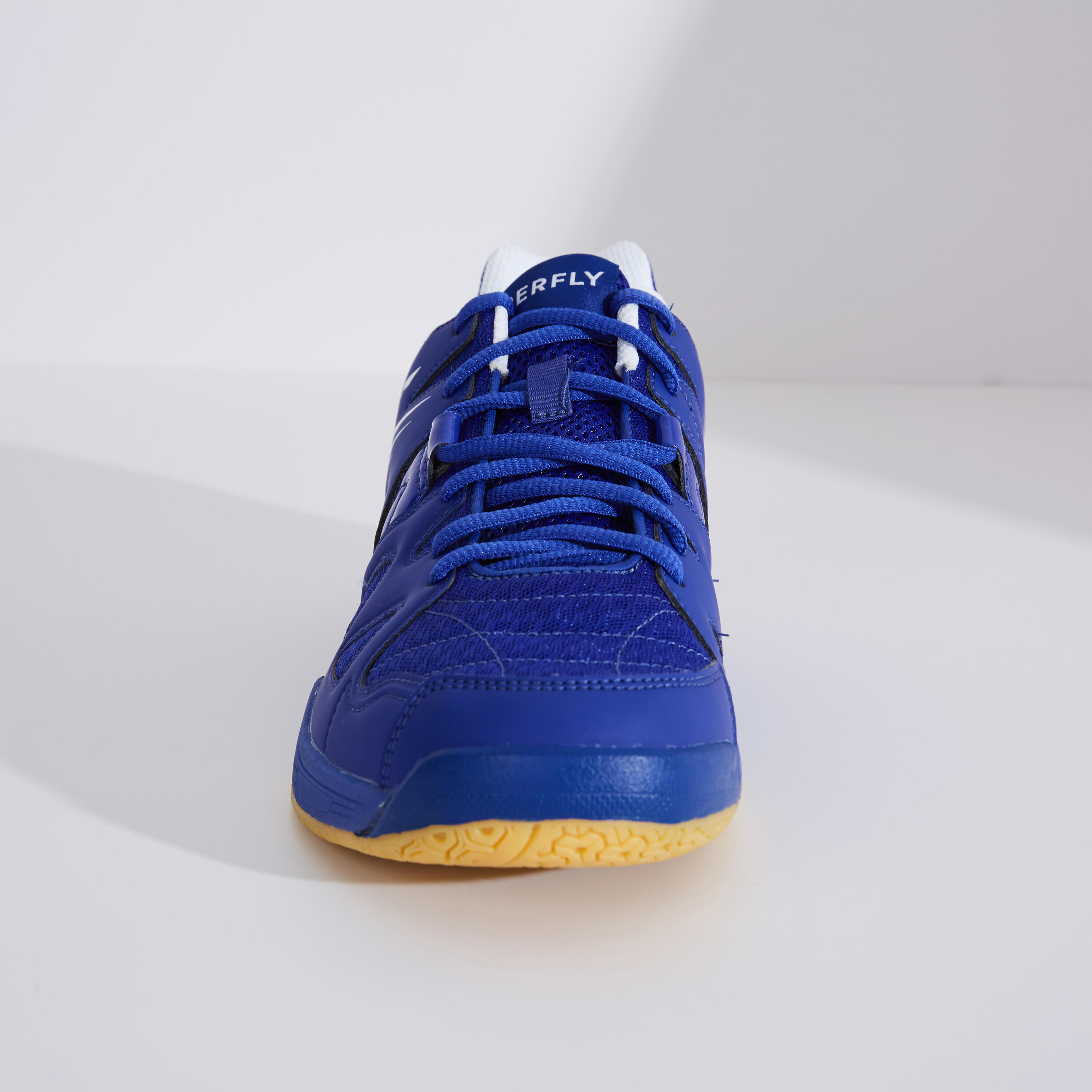 PÁNSKÉ BADMINTONOVÉ BOTY BS530 MODRÉ 6/29