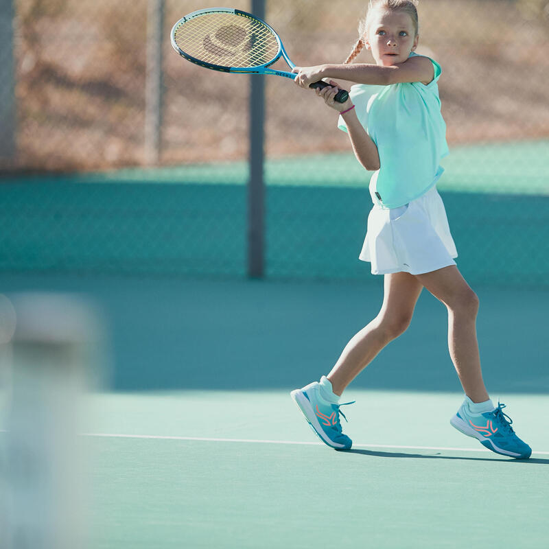 Girls' Tennis Skirt TSK500 - White