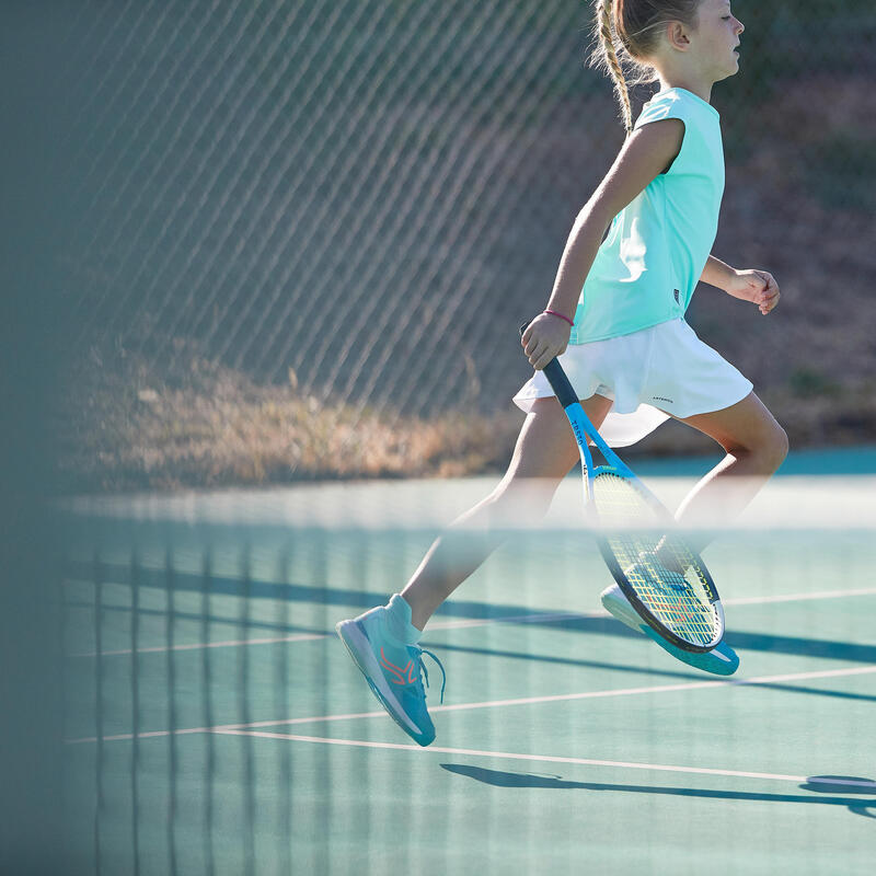 Girls' Tennis Skirt TSK500 - White