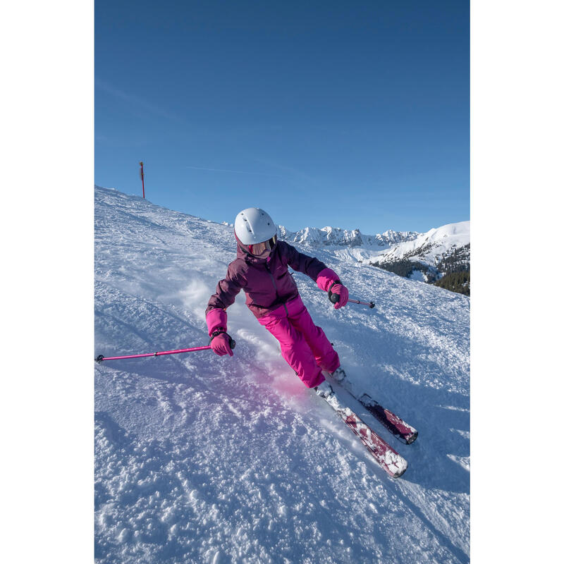 PANTALON DE SKI ENFANT PNF 500 ROSE