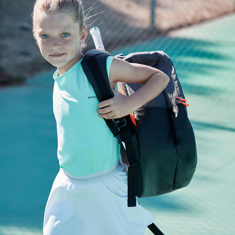 女孩款網球短裙TSK500－白色
