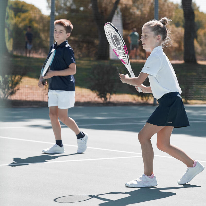 Polo de tennis enfant - TPO100 blanc