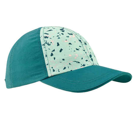 Casquette de randonnée enfant MH100 verte 7-15 ans