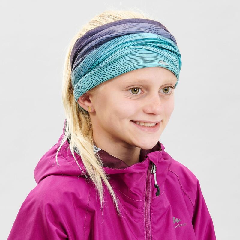 Multifunctionele sjaal voor wandelen kinderen MH500