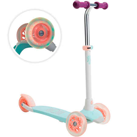 B1 500 Kids' Scooter - White/Mint