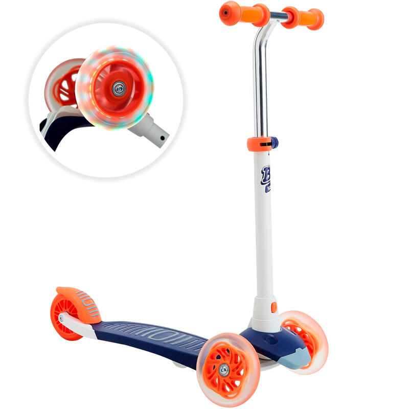 Çocuk Scooter - 3 Tekerlekli - Mavi / Turuncu - B1 500