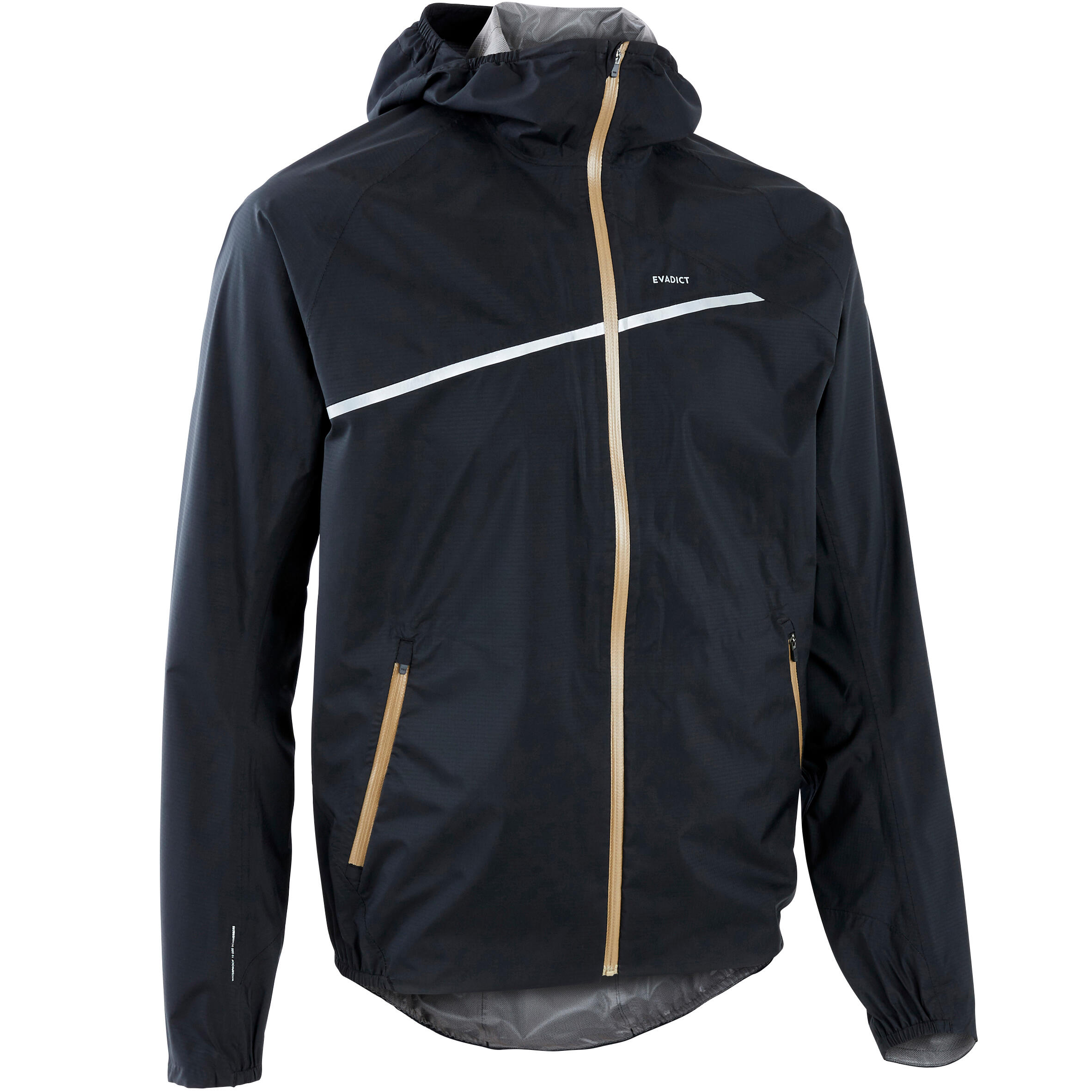 Run Wind Men's Running Wind Jacket - brown ochre KALENJI | Decathlon