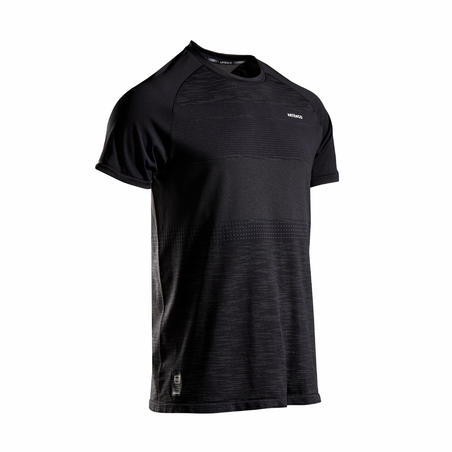 T shirt de tennis homme - TTS Soft Plus noir - Decathlon