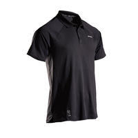 חולצת טניס לגברים גזרת פולו TPO 500 Dry - שחור