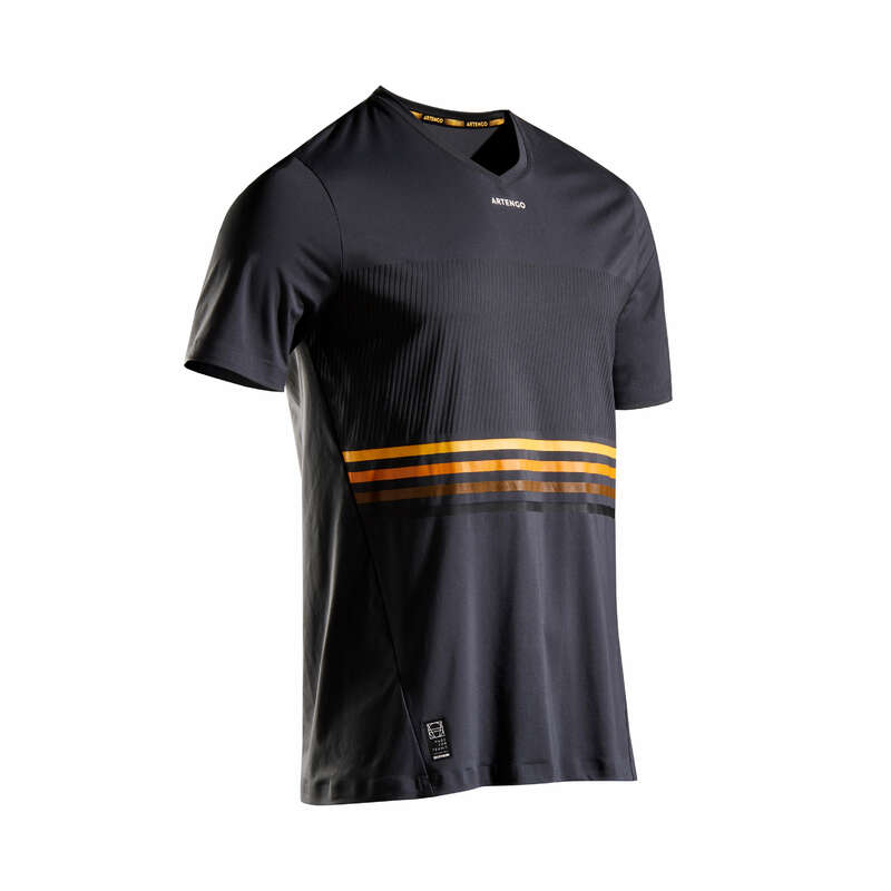 ROUPA DE TÉNIS TODO O TIPO DE CLIMA HOMEM Badminton - T-SHIRT TÉNIS TTS 900 HOMEM ARTENGO - Roupa de Badminton