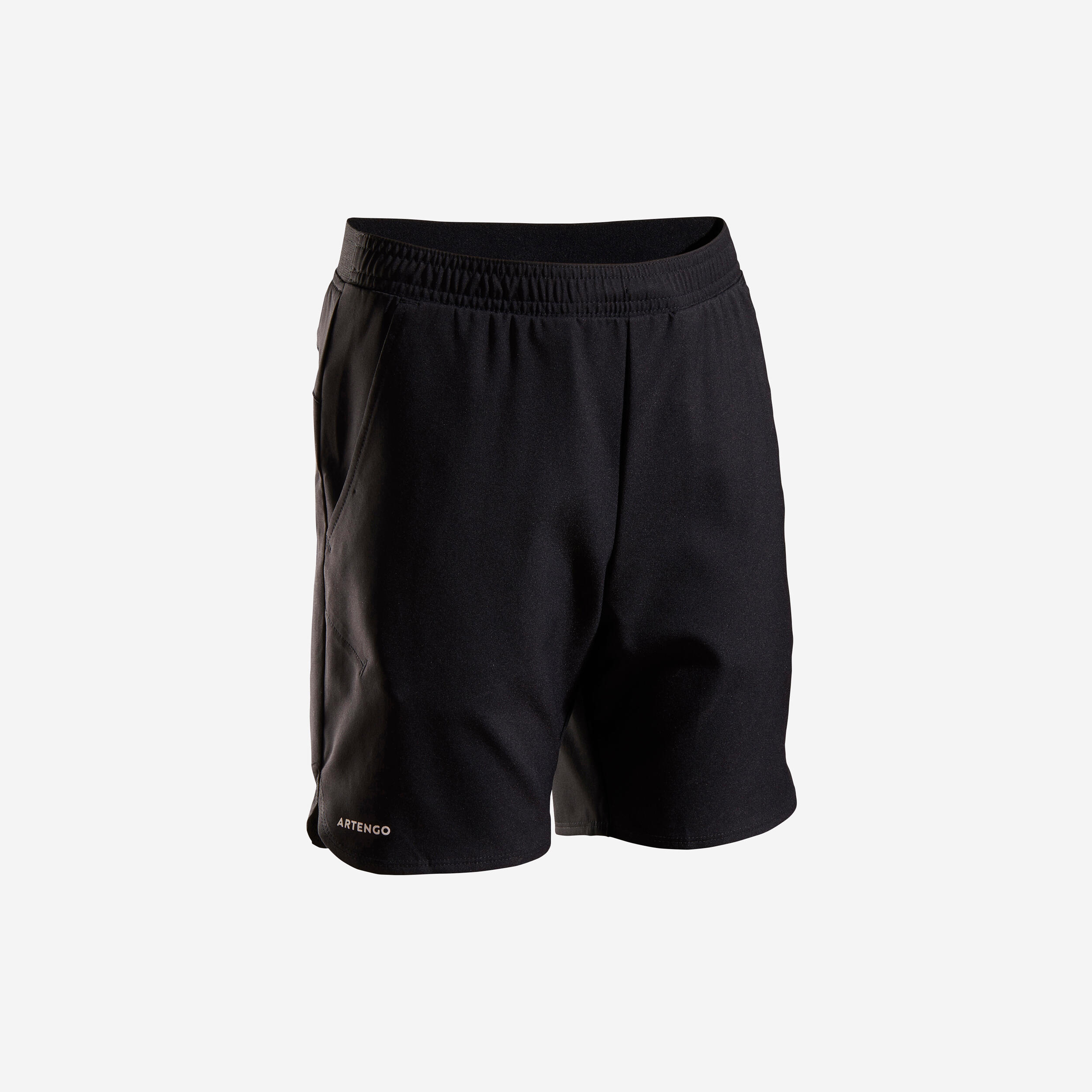 Pantaloncini da tennis per ragazzi - TSH500 nero