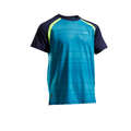 T-SHIRT 500 JUNIOR MARINBLÅ