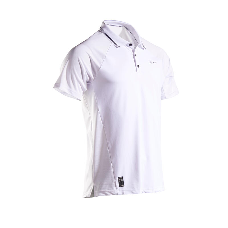 Men's Tennis Polo Shirt TPO 500 Dry - White