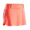 Women's Tennis Quick-Dry Soft Skirt Dry 900 - Coral