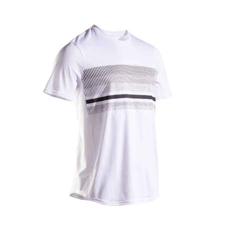Majica kratkih rukava za tenis Essential muška bijela