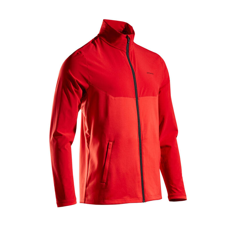 VESTE DE TENNIS HOMME TJA 500 ROUGE