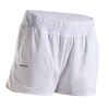 Women's Tennis Quick-Dry Soft Pockets Shorts Dry 500 - White