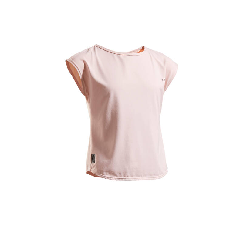 Girls' Tennis T-Shirt TTS 500 - Pink
