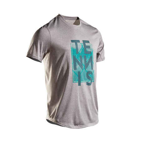 Men's Tennis T-Shirt TTS100 - Grey