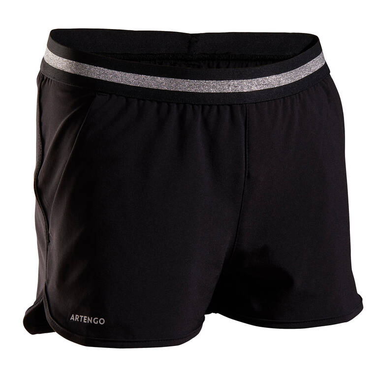 Girls' Tennis Shorts TSH500 - Black