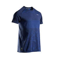 T-shirt för tennis TTS 500 SOFT herr blå Racketsport - T-shirt 500 SOFT herr ARTENGO - Tenniskläder