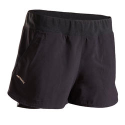 Women's Tennis Shorts SH Dry 500 - Black