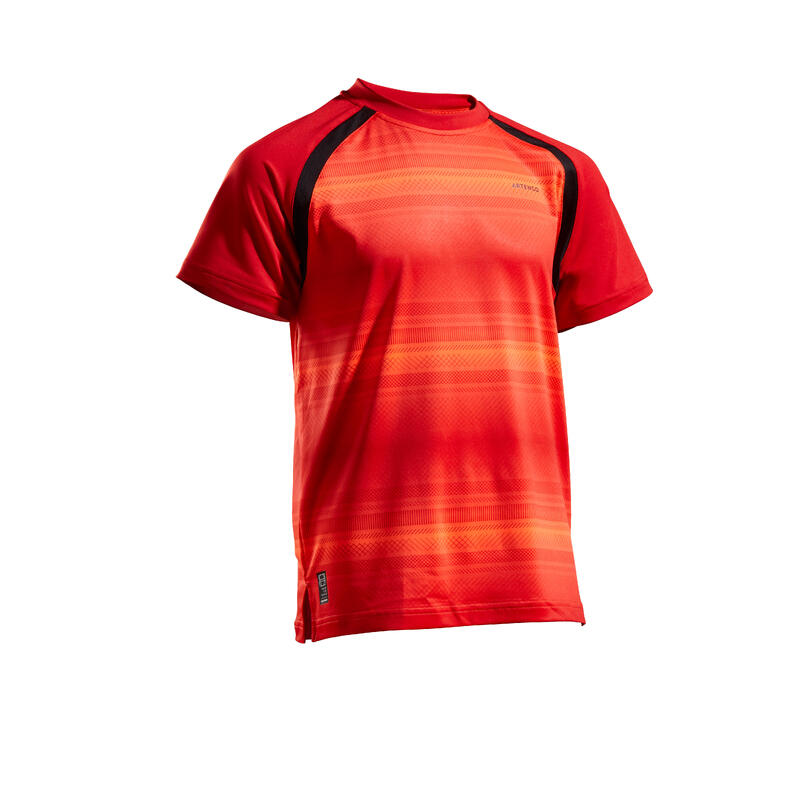 Camiseta de Tenis Artengo 500 Niño Rojo
