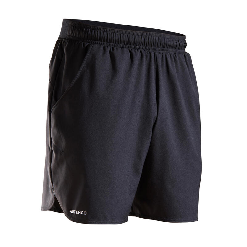 Herren Tennis Shorts - Dry Court 500 schwarz