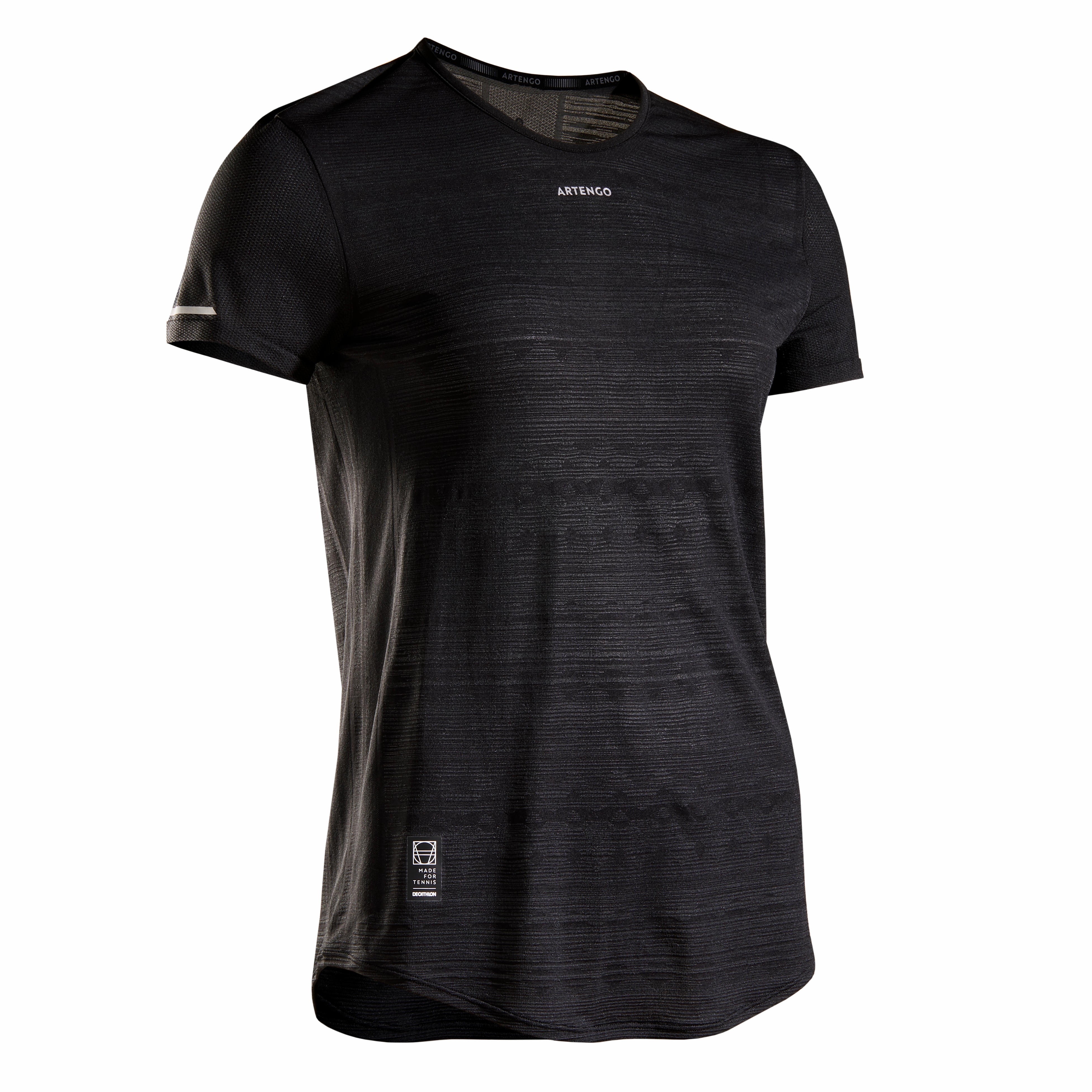 TEE SHIRT DE TENNIS FEMME TS LIGHT 990 MAUVE CORAIL ARTENGO Decathlon