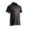 Tennis-Poloshirt Dry Graph 500 Herren schwarz/gold