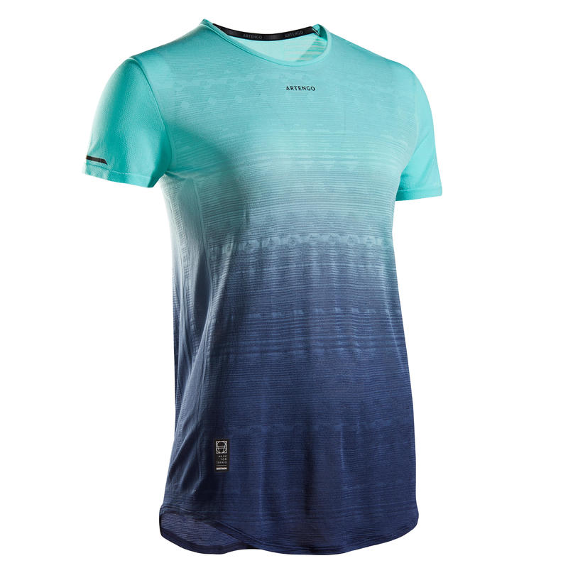 T-shirt tennis light femme - Ultra light 900 turquoise