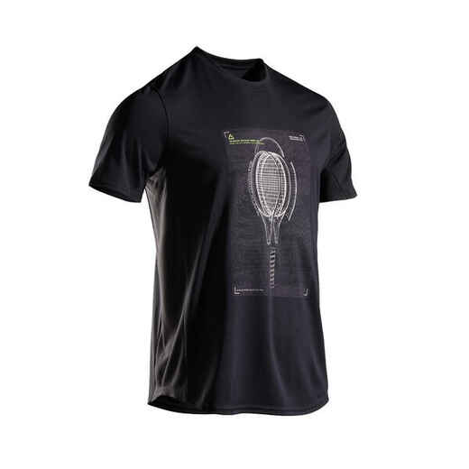 
      Men's Tennis T-Shirt TTS100 - Black
  