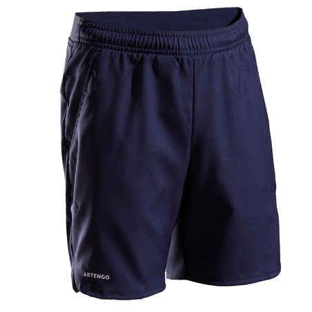 Pantalón corto de tenis Niño Artengo TSH500 marino