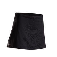 Women's Tennis Quick-Dry Skirt Essential 100 - Black