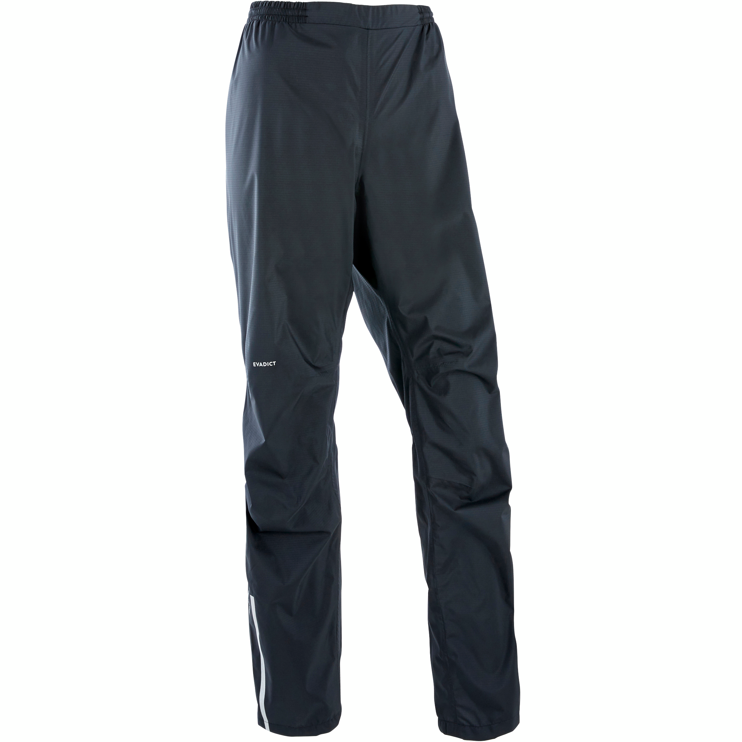 PANTALON IMPERMEABLE PLUIE DE TRAIL RUNNING FEMME NOIR pour les