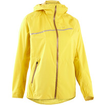 Куртка для трейлраннинга водонепроницаемая женская желтая Evadict