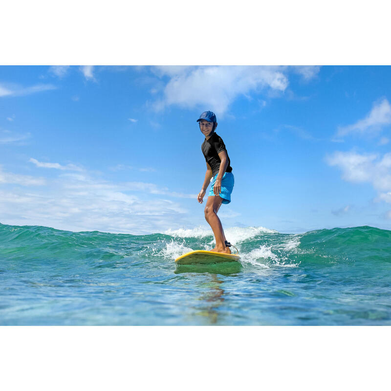 Boardshort voor surfen kinderen turquoise
