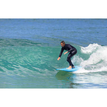 Neopreno surf Hombre agua templada 2/2 mm 100 azul