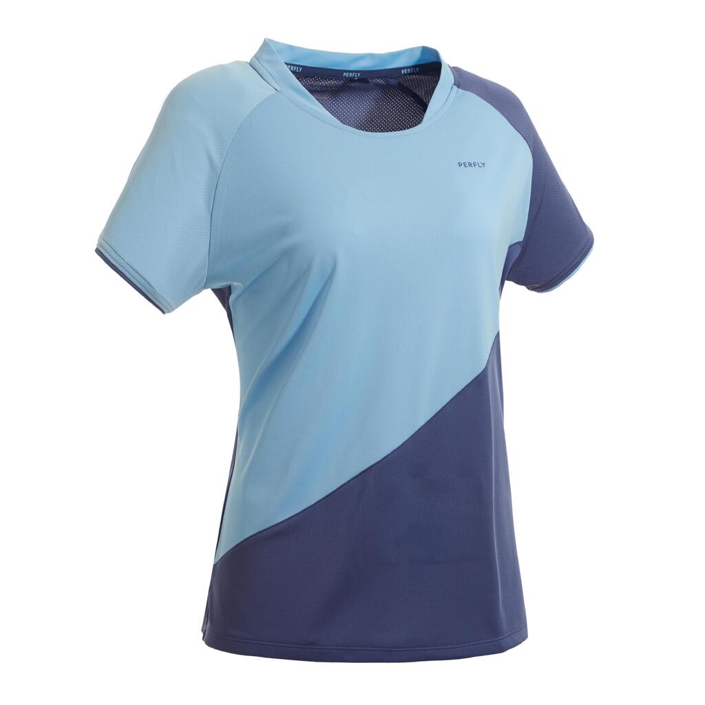 Damen Badminton T-Shirt - TS 530 blau