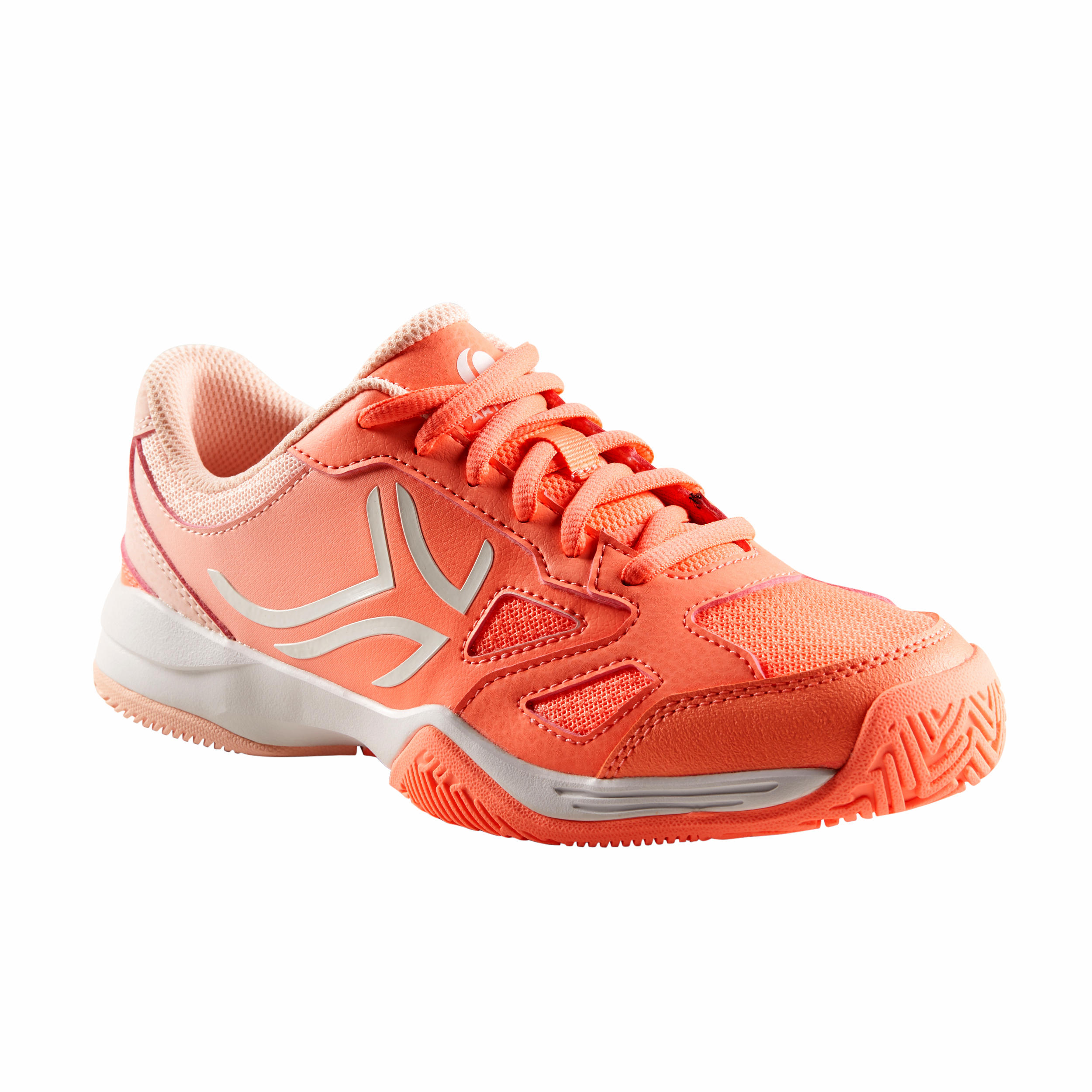 ARTENGO Kids' Tennis Shoes TS560 - Coral