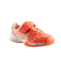 兒童款網球鞋TS560 KD - 珊瑚紅