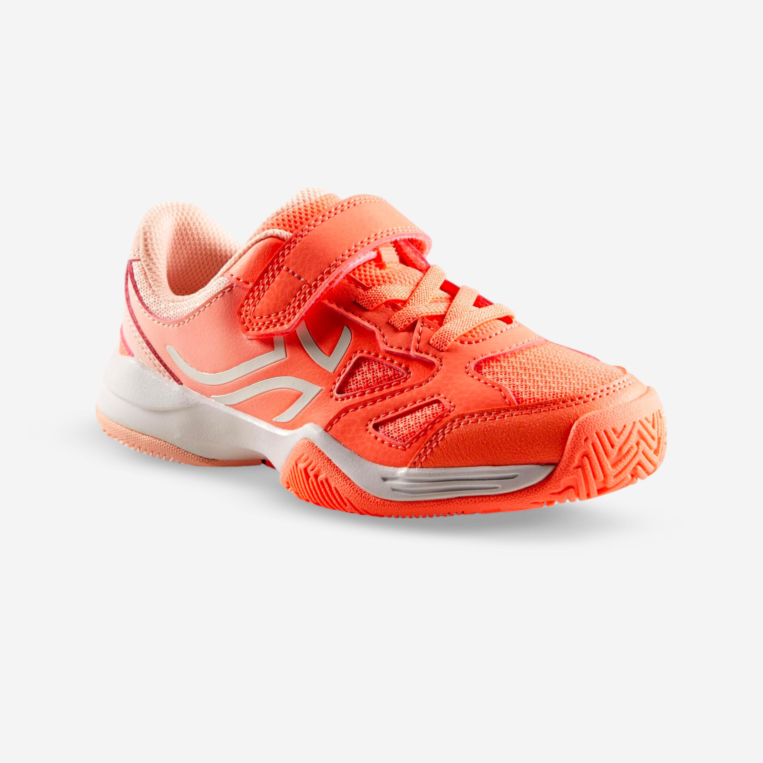 coral tennis shoes