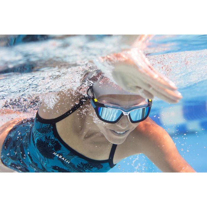 masque de piscine active taille l verres fumes nabaiji decathlon