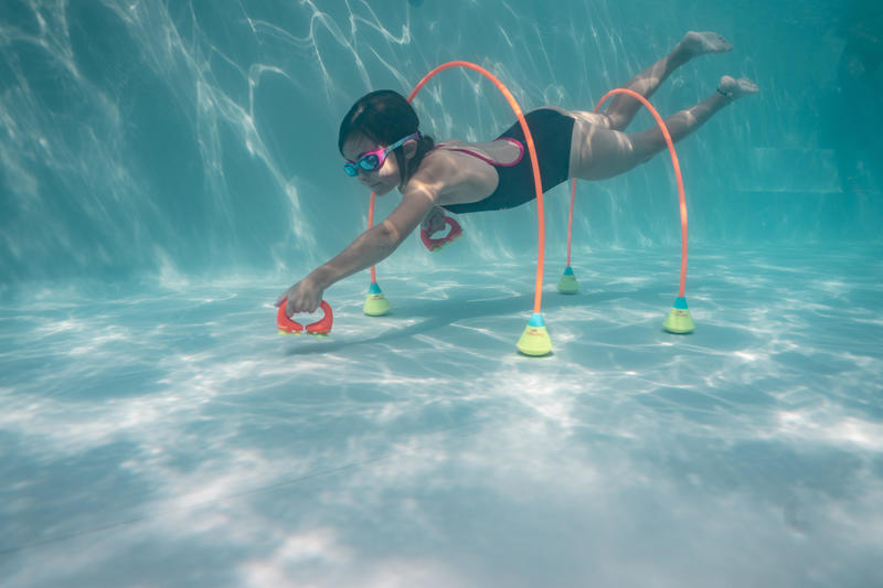 Swimming equipment, TICRAWL suction cup handles to learn how to swim