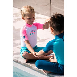 Combinaison De Natation Anti Uv Bebe Enfant Manches Courtes Imprime Nabaiji Decathlon