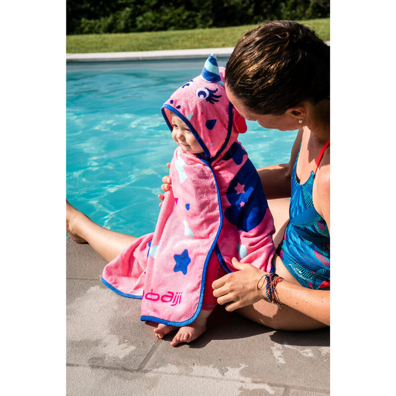 Serviette De Bain Bebe Imprime Licorne Rose Avec Capuche Nabaiji Decathlon Serviette De Bain Bebe Imprime Licorne Rose Avec Capuche Nabaiji Decathlon