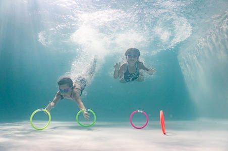 4-Pack Weighted Aquatic Rings - Multicolour