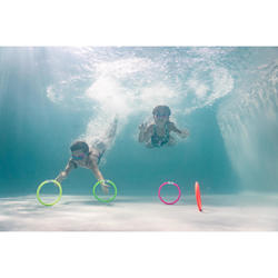 Verde Lancio Anello Acqua Giocattolo Massiccio Anello da Immersione Beco Bambini Nuoto Anello Taglia Unica 