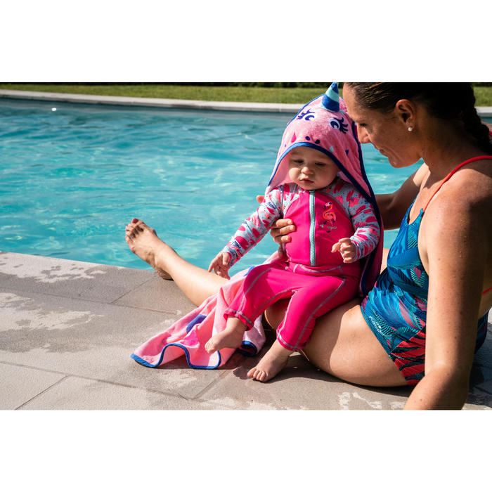 Serviette De Bain Bebe Imprime Licorne Rose Avec Capuche Nabaiji Decathlon Serviette De Bain Bebe Imprime Licorne Rose Avec Capuche Nabaiji Decathlon